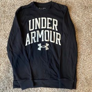 Women's Under Armour sweatshirt. Black size medium.